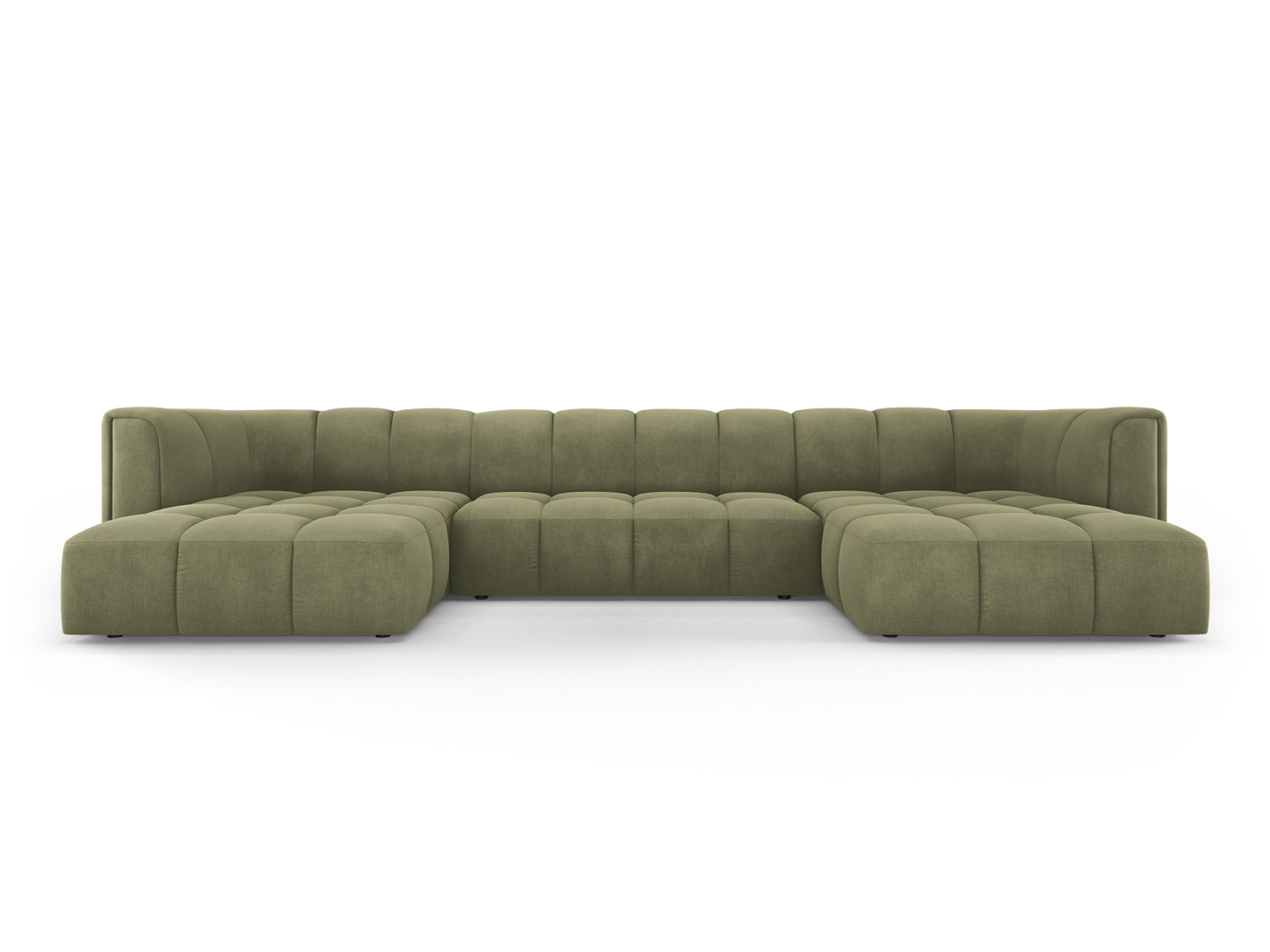 Moritz Panoramic Sofa, 5 Seats, 346x160 cm — Light Green