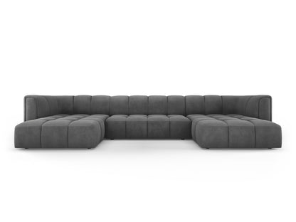 Moritz Panoramic Sofa, 5 Seats, 346x160 cm — Dark Grey
