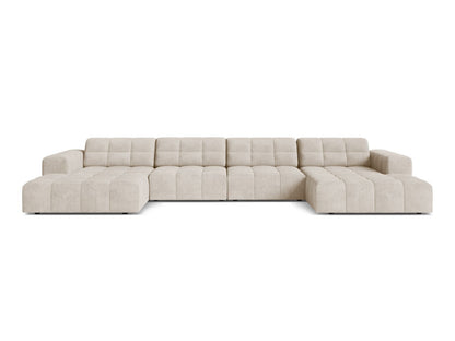 Chicago Panoramic Sofa, 6 Seats, 375x167 cm — Light Beige