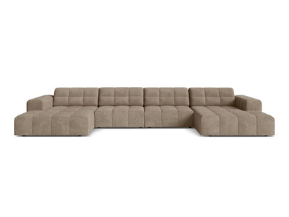 Chicago Panoramic Sofa, 6 Seats, 375x167 cm — Dark Beige