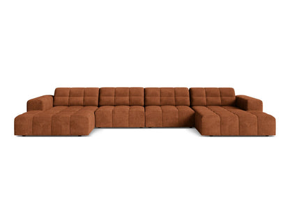 Chicago Panoramic Sofa, 6 Seats, 375x167 cm — Brick