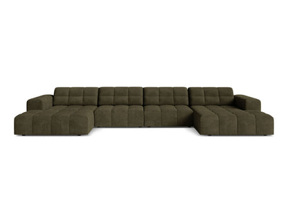 Chicago Panoramic Sofa, 6 Seats, 375x167 cm — Green