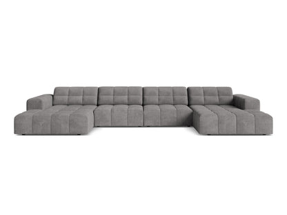 Chicago Panoramic Sofa, 6 Seats, 375x167 cm — Light Grey