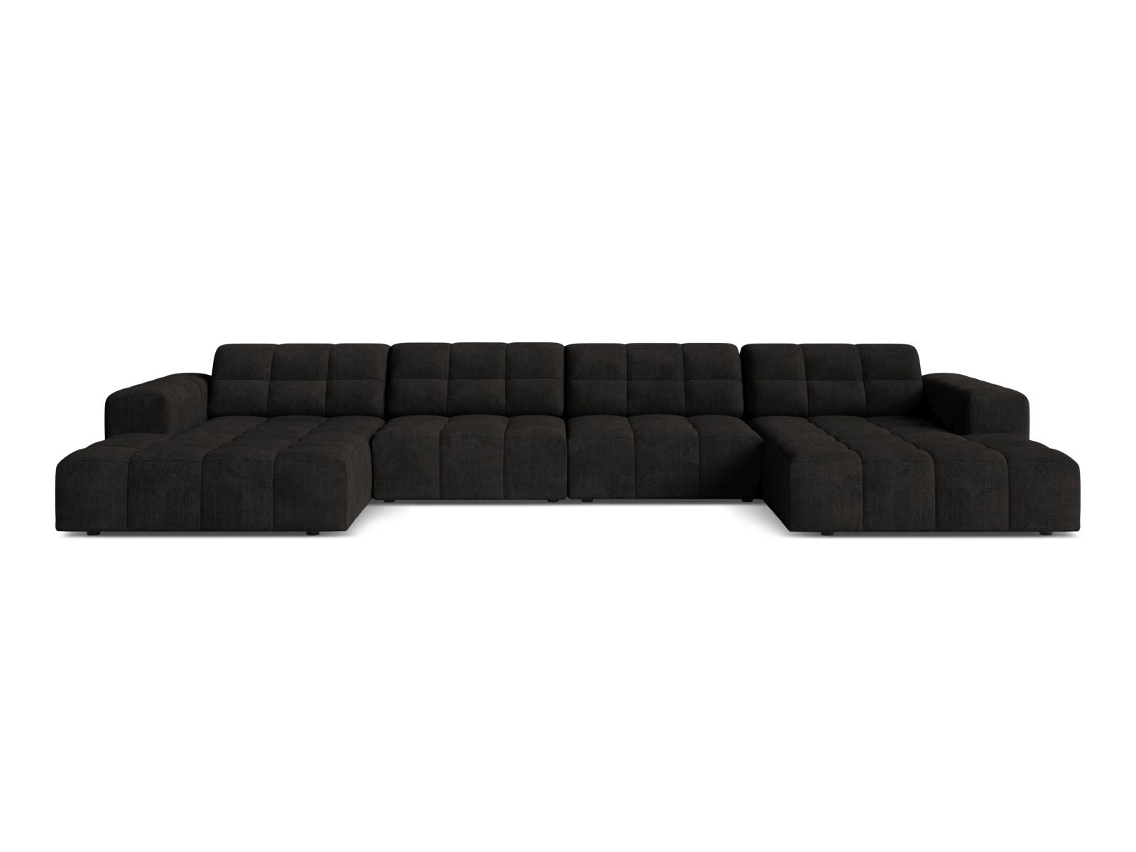 Chicago Panoramic Sofa, 6 Seats, 375x167 cm — Anthracite