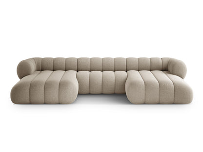 Koge Panoramic Sofa, 6 Seats, 348x165 cm — Dark Beige