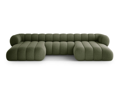 Koge Panoramic Sofa, 6 Seats, 348x165 cm — Green