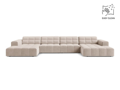 Chicago Panoramic Sofa, 6 Seats, 375x167 cm — Light Beige