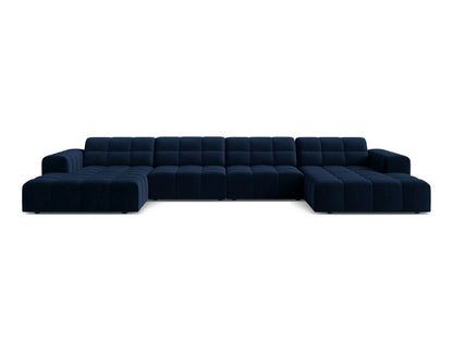 Chicago Panoramic Sofa, 6 Seats, 375x167 cm — Royal Blue