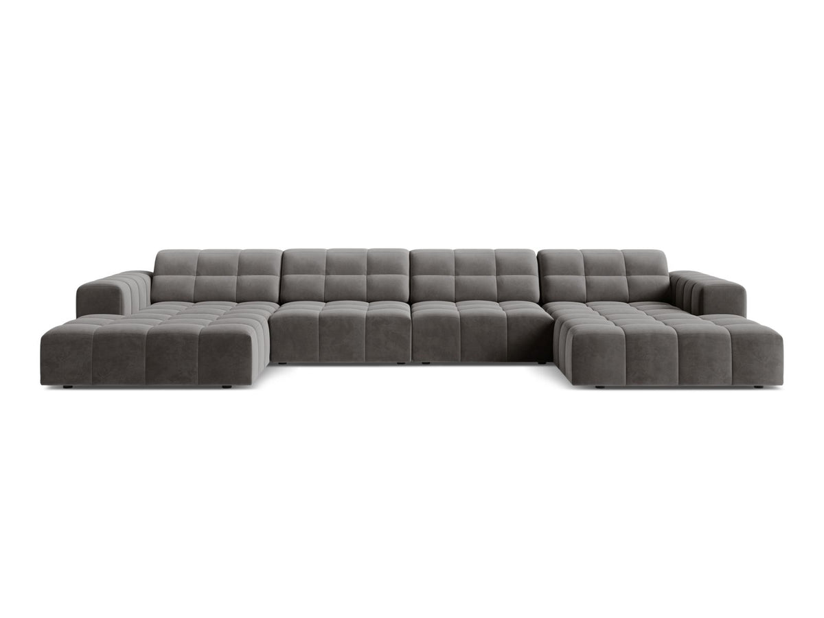 Chicago Panoramic Sofa, 6 Seats, 375x167 cm — Light Grey