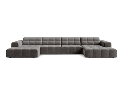 Chicago Panoramic Sofa, 6 Seats, 375x167 cm — Light Grey