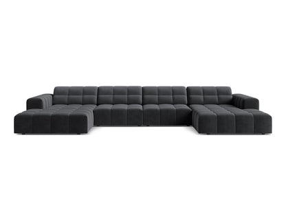 Chicago Panoramic Sofa, 6 Seats, 375x167 cm — Grey