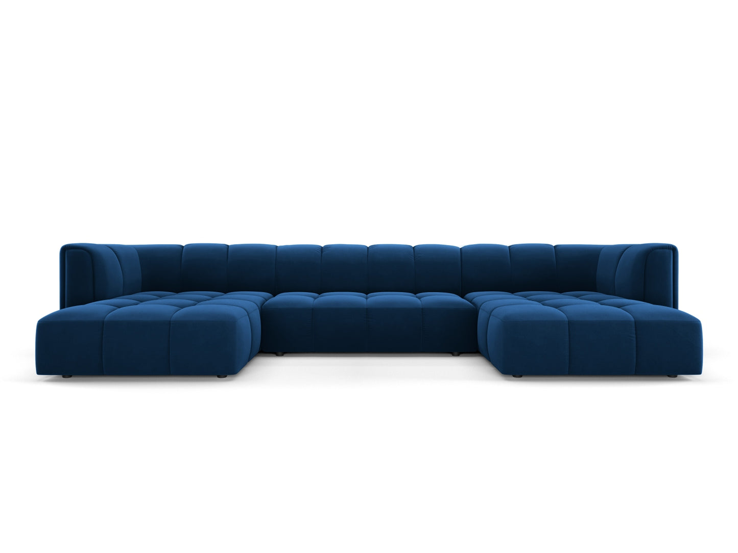 Moritz Panoramic Sofa, 5 Seats, 346x160 cm — Royal Blue