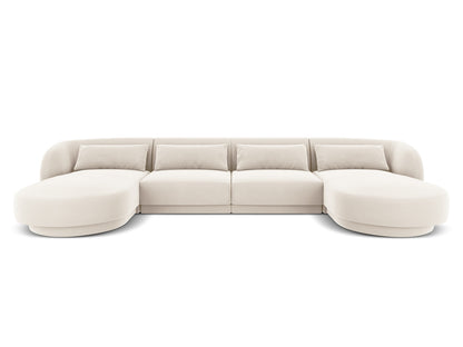 Tulum Panoramic Sofa, 5 Seats, 330x156 cm — Light Beige