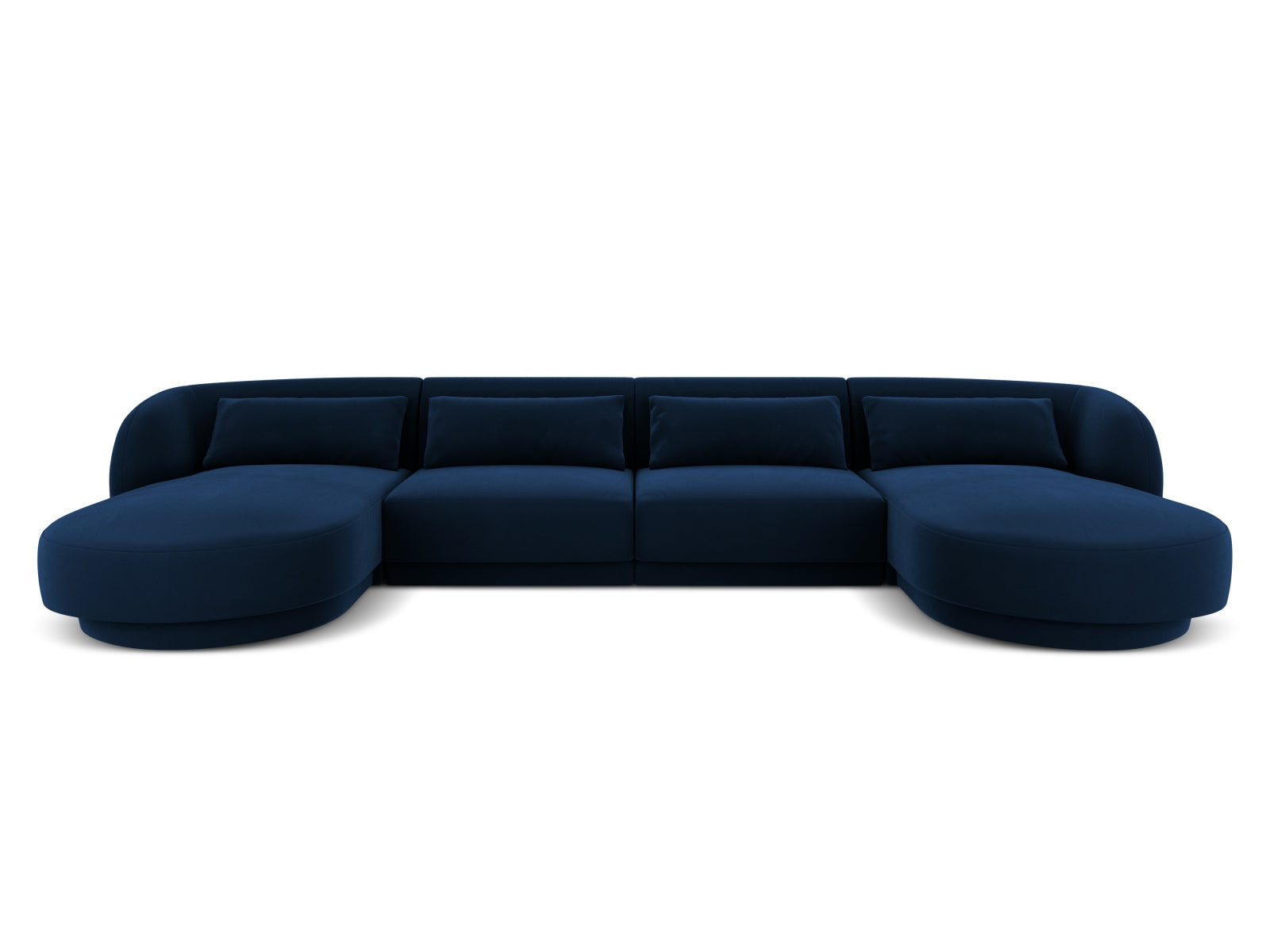 Tulum Panoramic Sofa, 5 Seats, 330x156 cm — Royal Blue