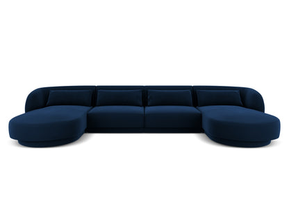 Tulum Panoramic Sofa, 5 Seats, 330x156 cm — Royal Blue