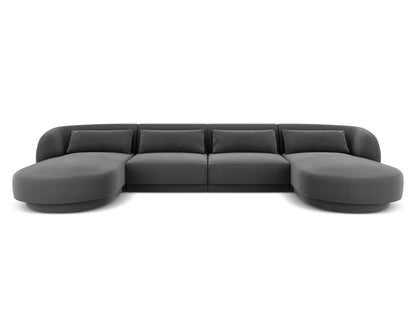 Tulum Panoramic Sofa, 5 Seats, 330x156 cm — Grey