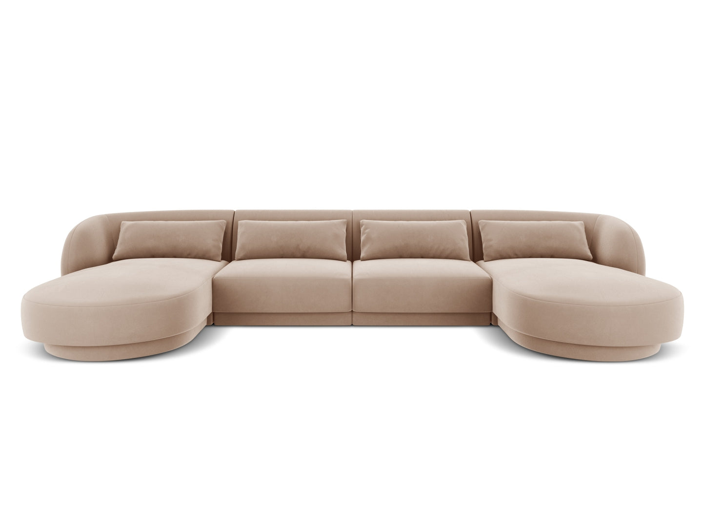 Tulum Panoramic Sofa, 5 Seats, 330x156 cm — Beige