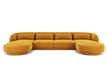 Tulum Panoramic Sofa, 5 Seats, 330x156 cm — Yellow