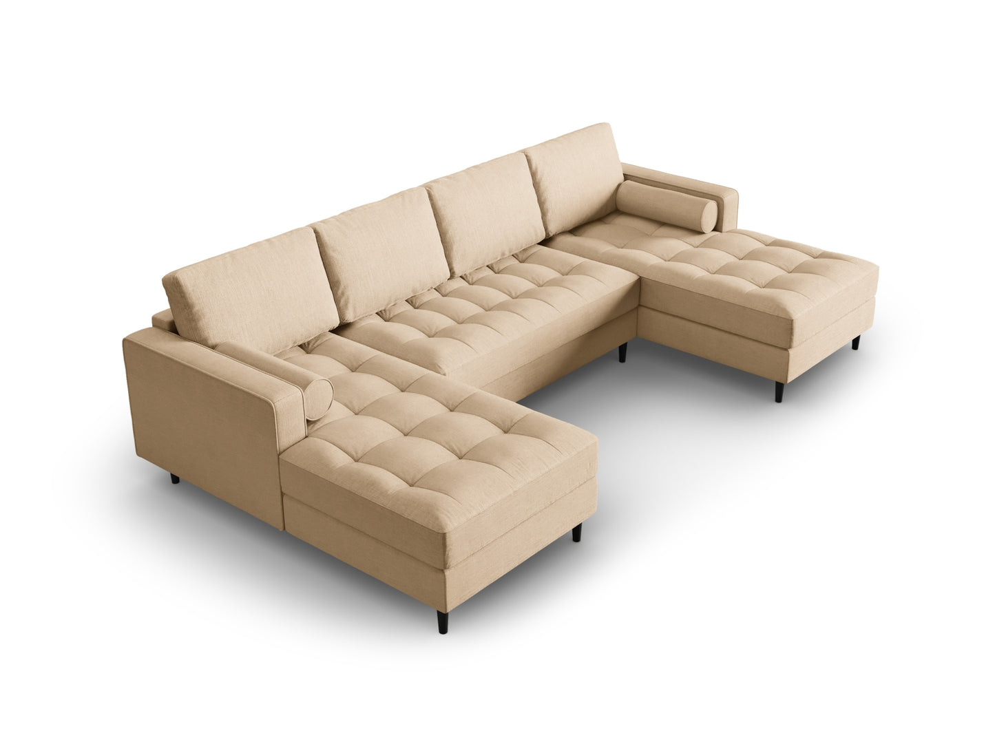 Aspen Panoramic Sofa, 6 Seats, 320x170 cm — Beige