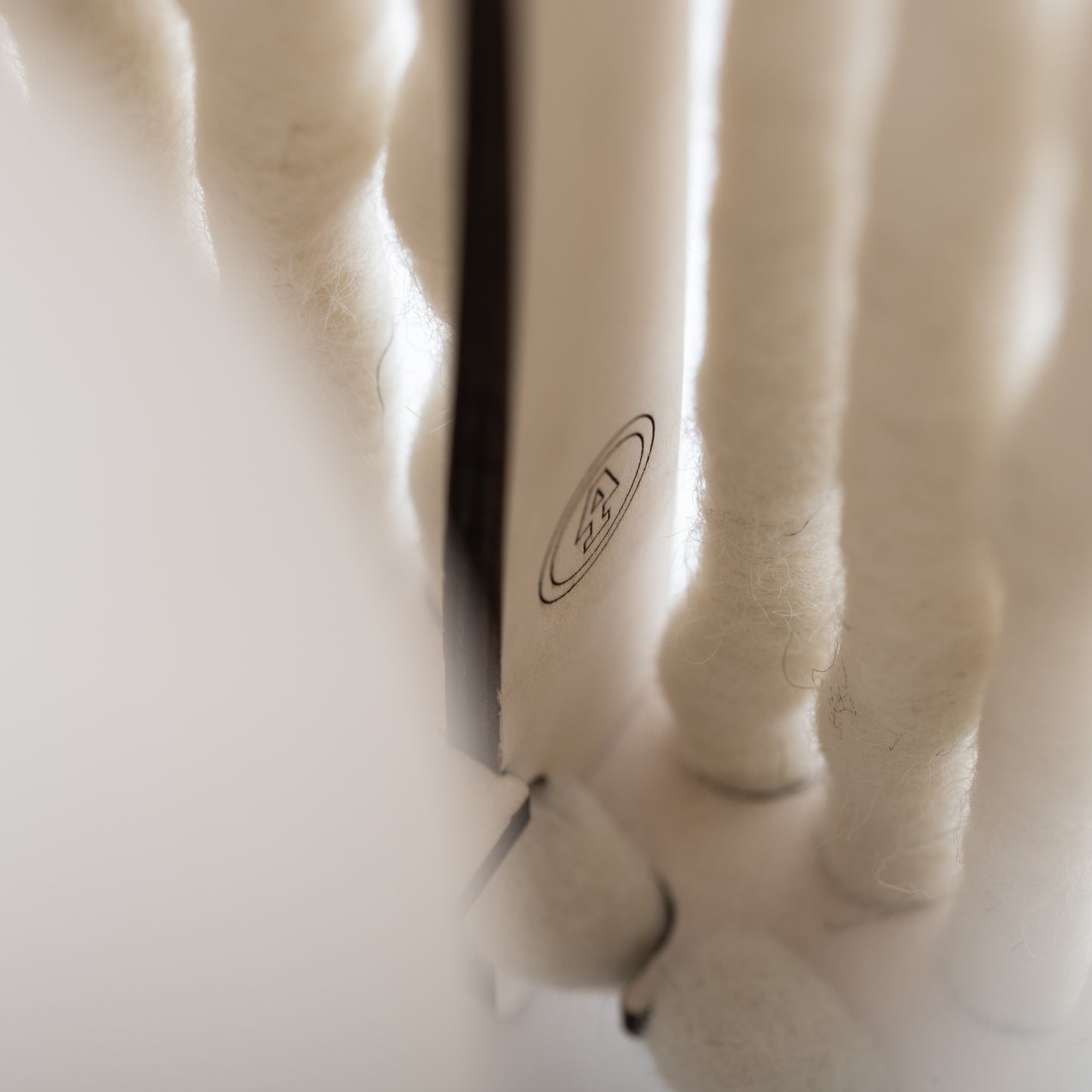 Wool & Wood Floor Lamp — Cylinder