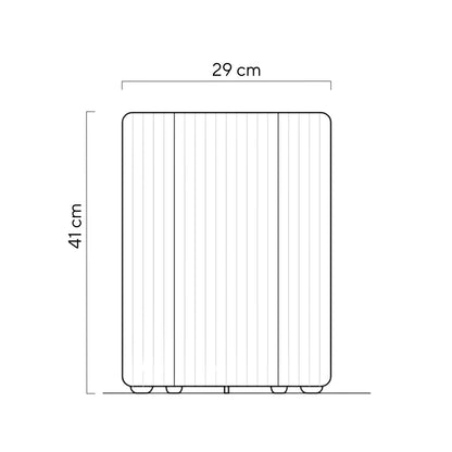 Wool & Wood Floor Lamp — Cylinder