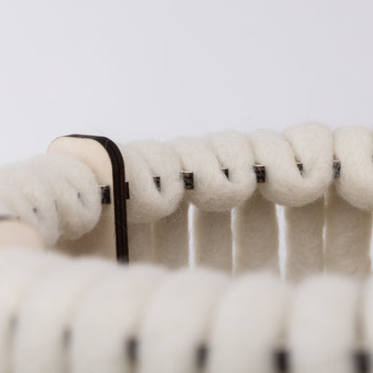 Wool & Wood Floor Lamp — Cylinder