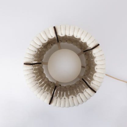 Wool & Wood Floor Lamp — Cylinder