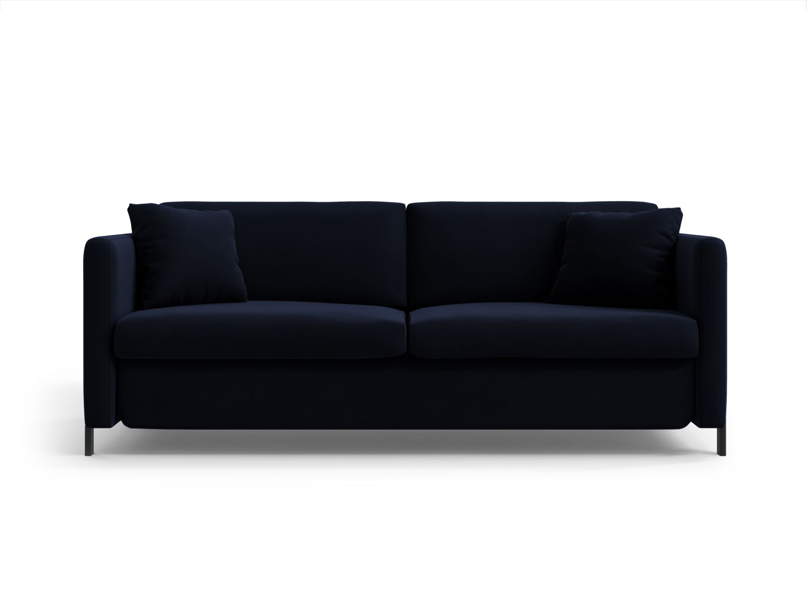 Gloria Sofa With Bed Function, 2 Seats, 186x102 cm — Royal Blue