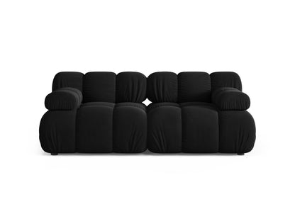 Sofa Samt Schwarz Bellis — Black
