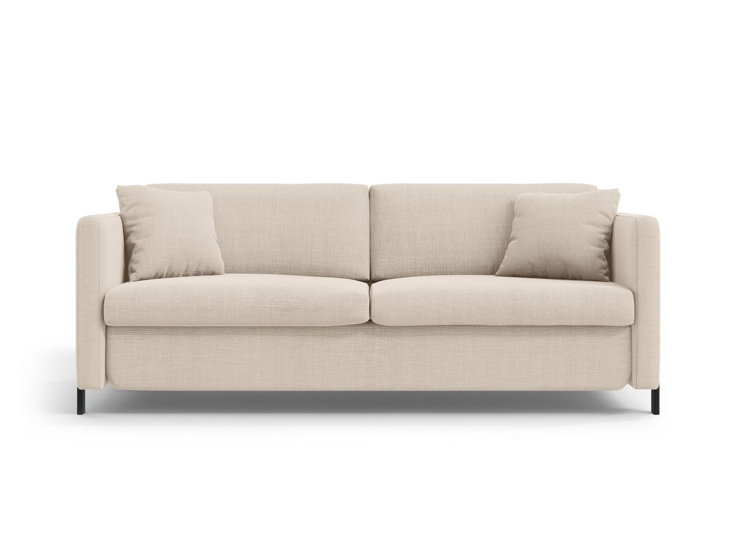 Gloria Sofa With Bed Function, 3 Seats, 206x102 cm — Beige