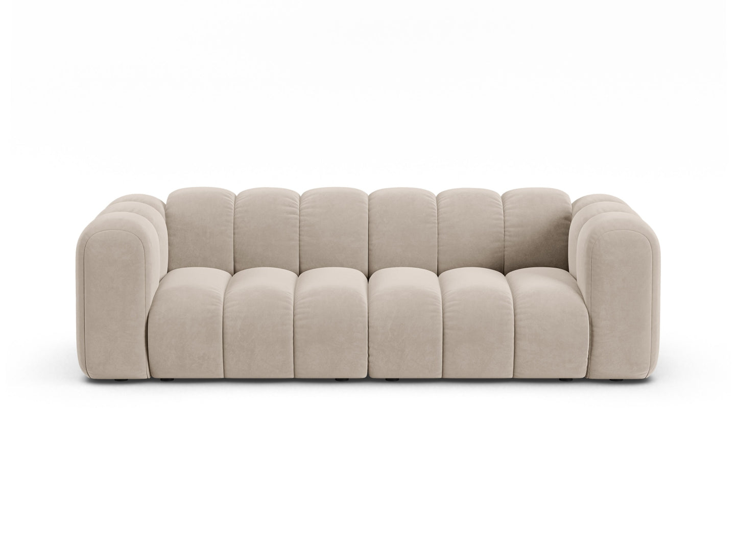 Sofa Samt Beige Lupine — Beige