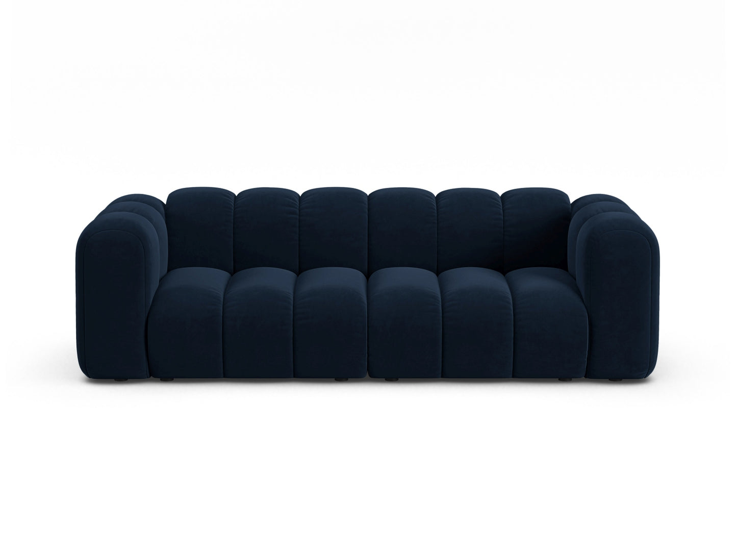 Sofa Samt Beige Lupine — Royal Blue