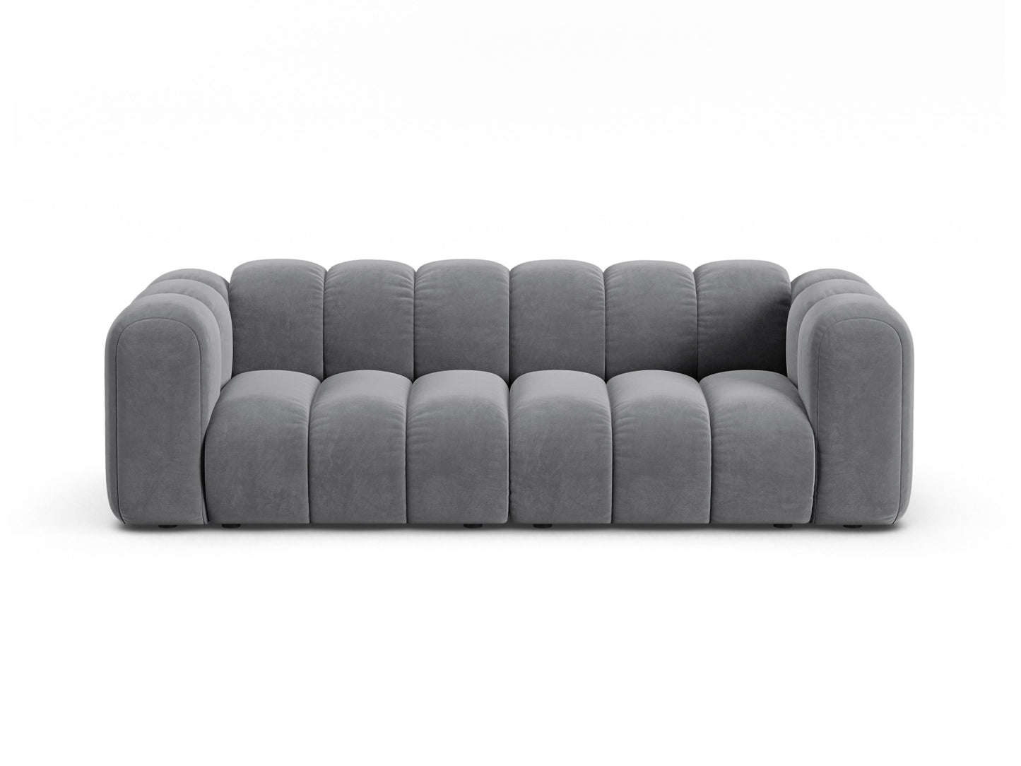 Sofa Samt Beige Lupine — Grey
