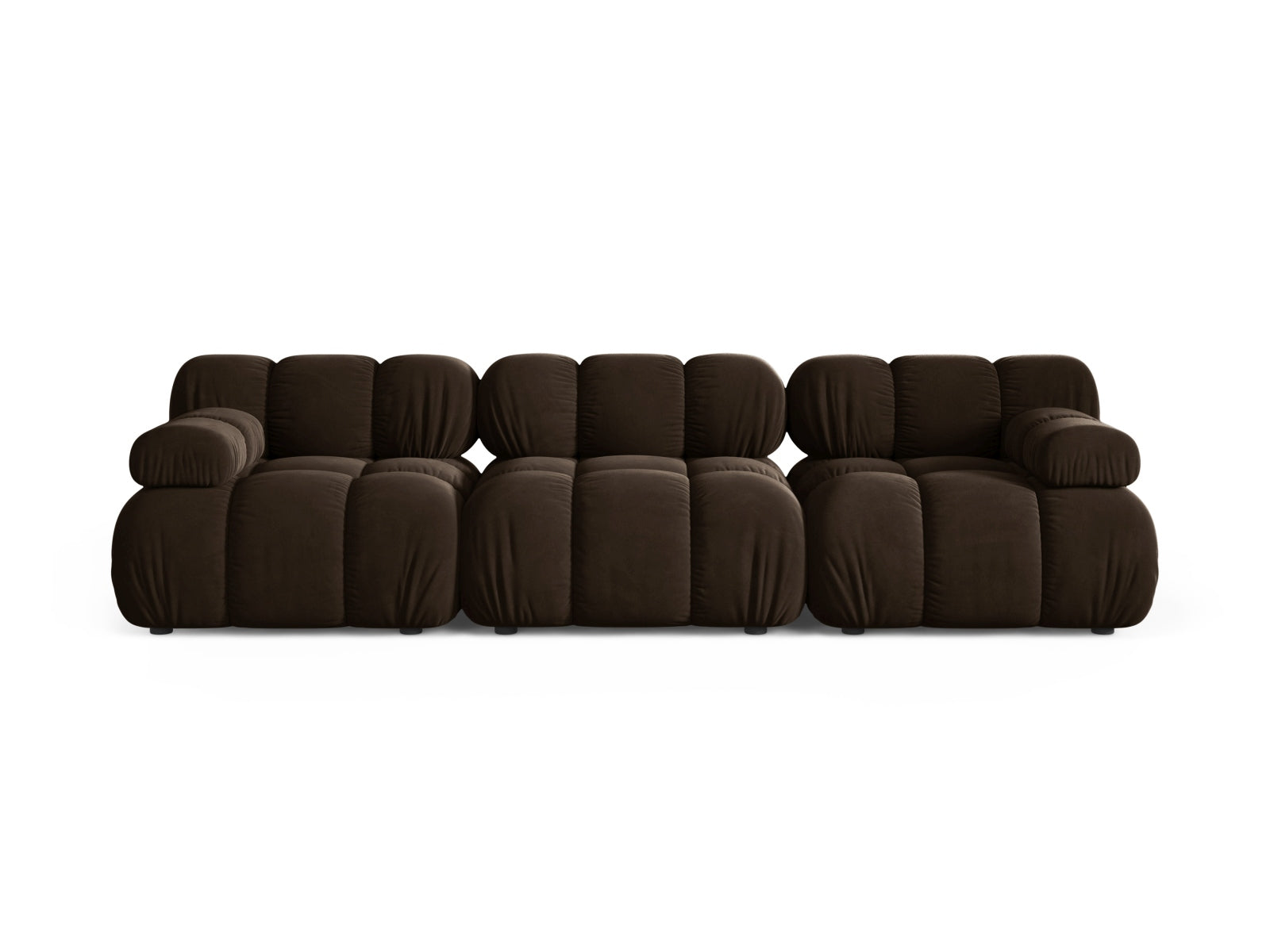 Bellis Modular Sofa, 3 Seats, 282x94 cm — Dark Brown