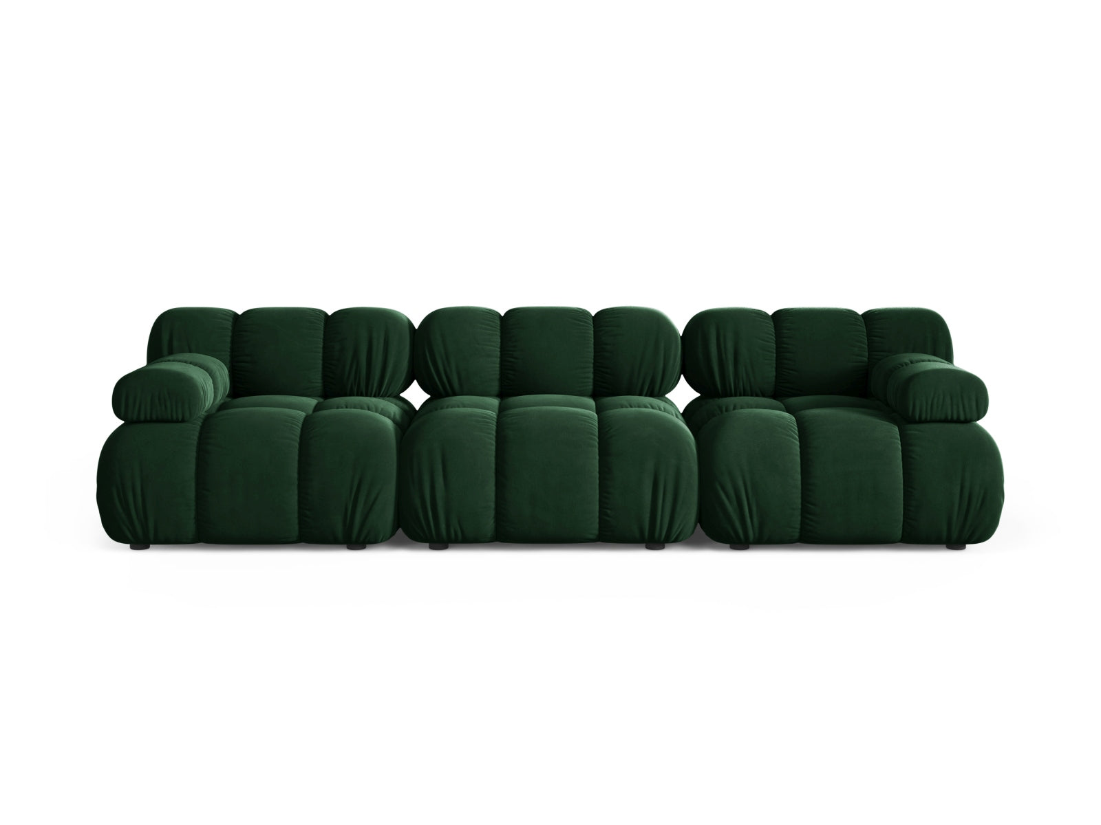 Bellis Modular Sofa, 3 Seats, 282x94 cm — Bottle Green