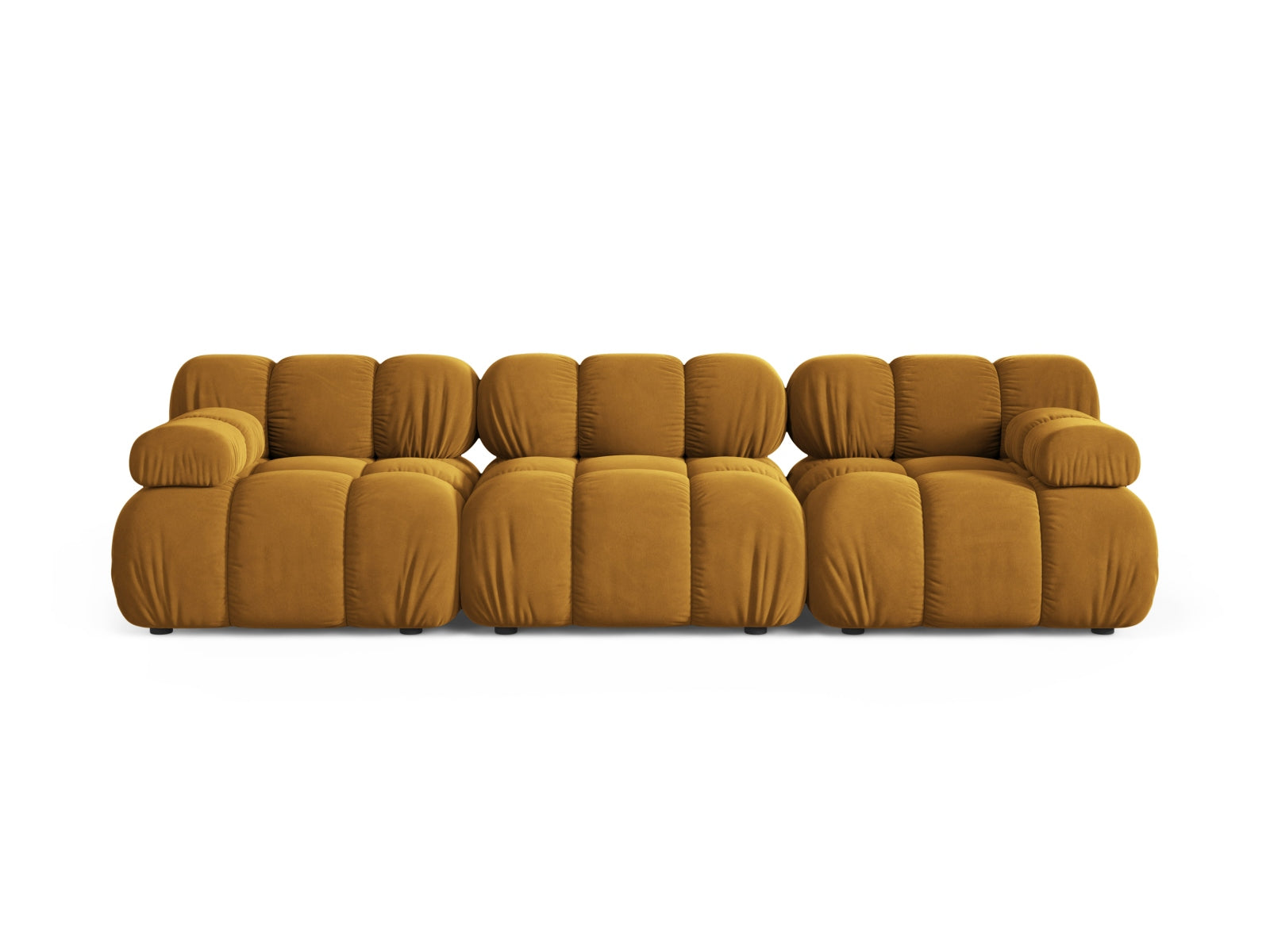 Bellis Modular Sofa, 3 Seats, 282x94 cm — Yellow
