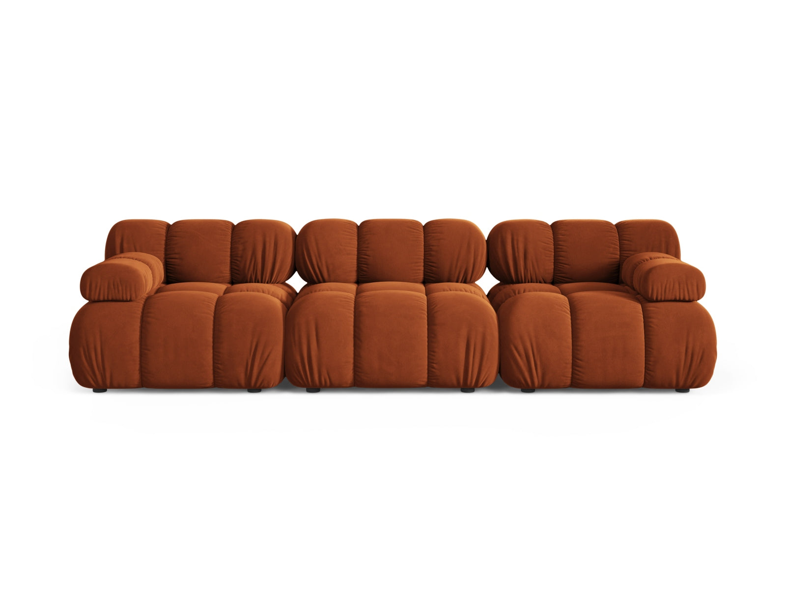 Bellis Modular Sofa, 3 Seats, 282x94 cm — Terracotta