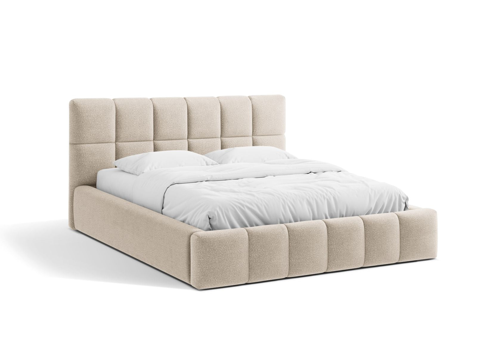 Bett Bouclé Beige Bellis — Beige