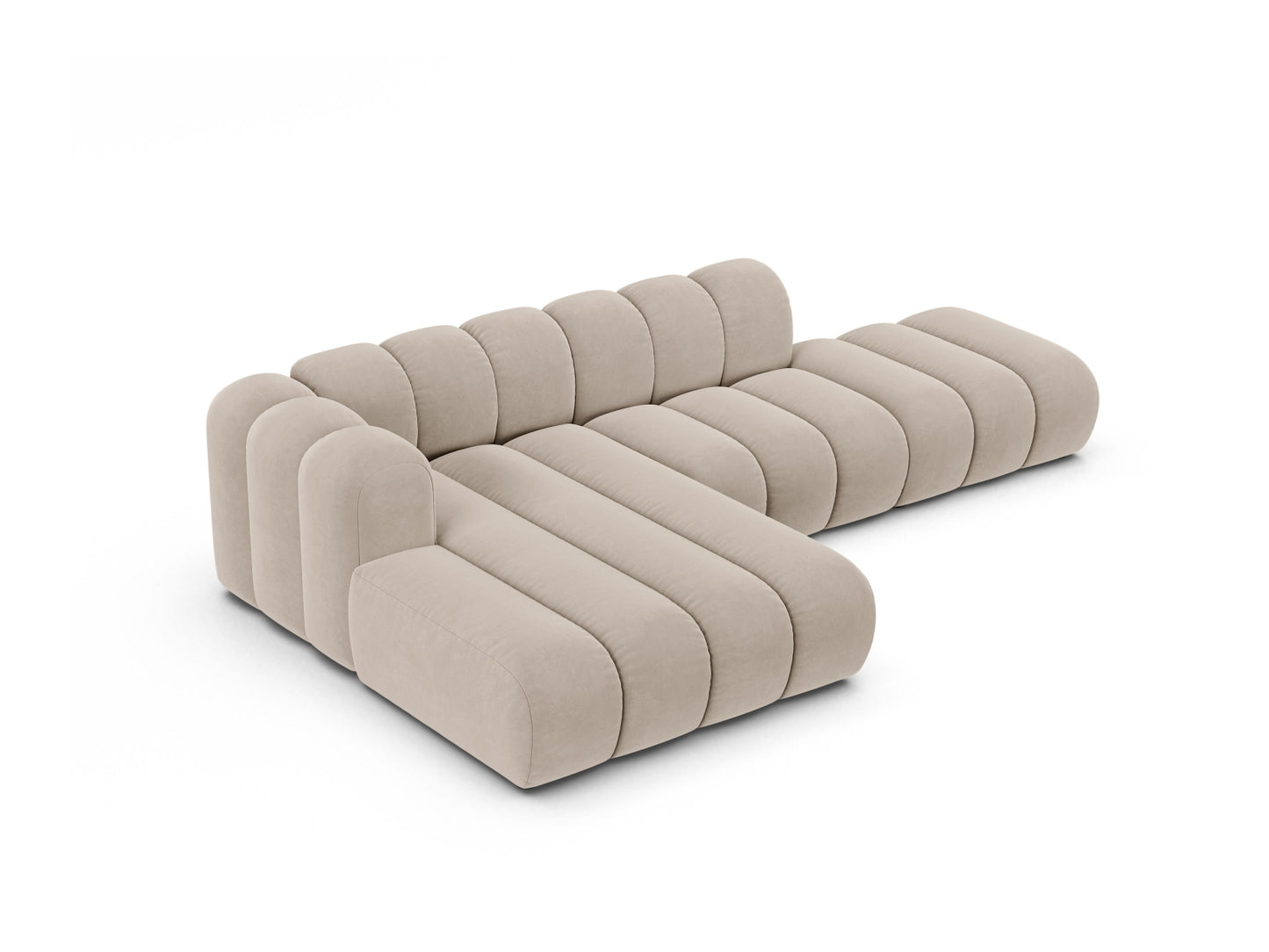 Lupine corner sofa showcasing its generous 299x177 cm dimensions