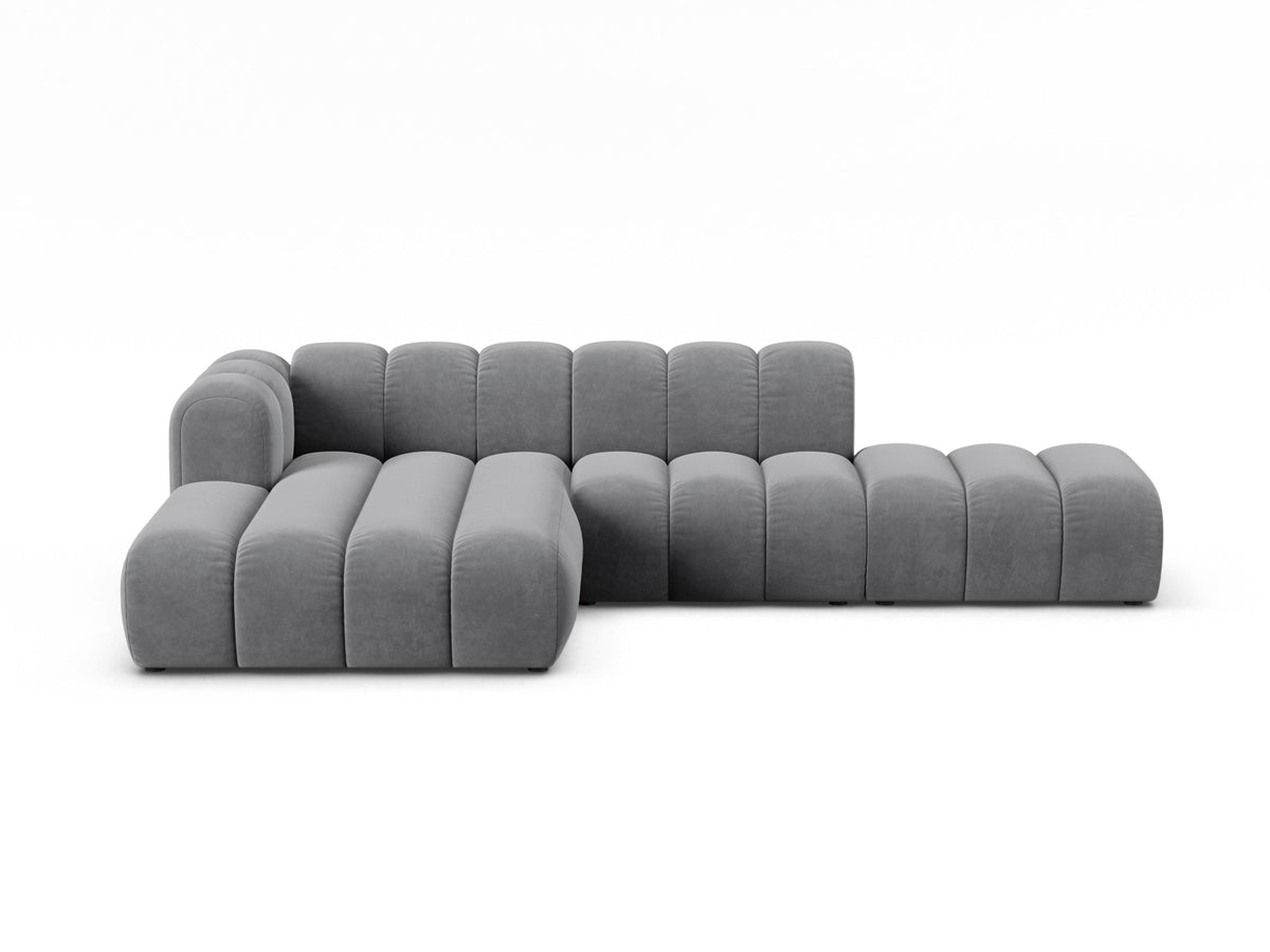 Lupine Modular Open Corner Sofa, 5 Seats, 299x177 cm — Grey / Left