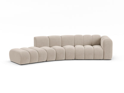 Lupine Modular Sofa, 5 Seats, 335x166 cm — Beige / Left