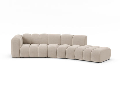 Lupine Modular Sofa, 5 Seats, 335x166 cm — Beige / Right