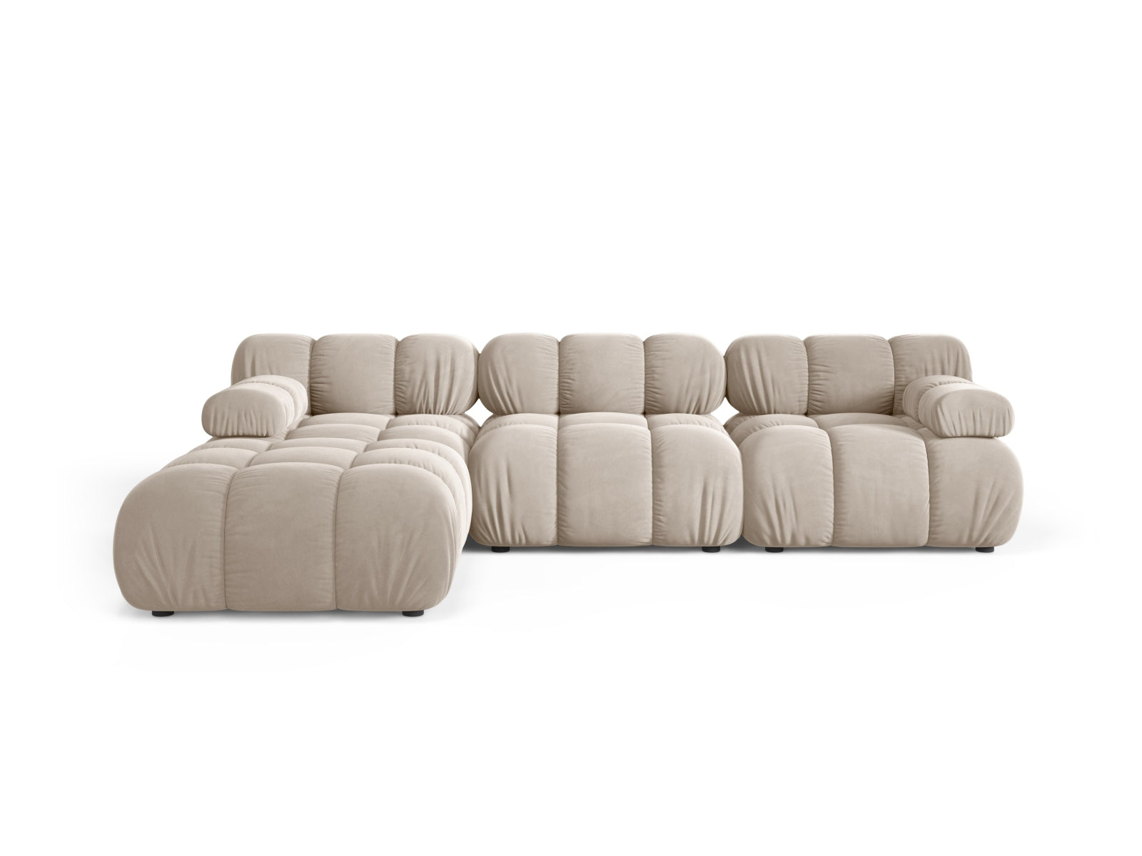Bellis Modular Sofa, 4 Seats, 282x188 cm — Dark Beige