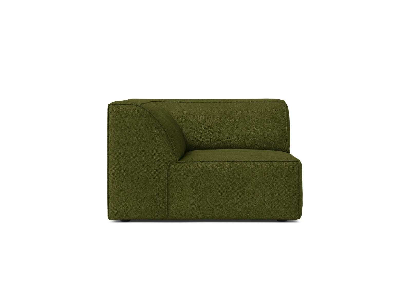 Jodie Corner Modul, 99x99 cm — Dark Olive Green