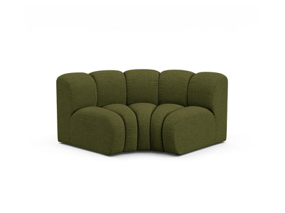 Lupine Modul Corner, 185x95 cm — Dark Olive Green