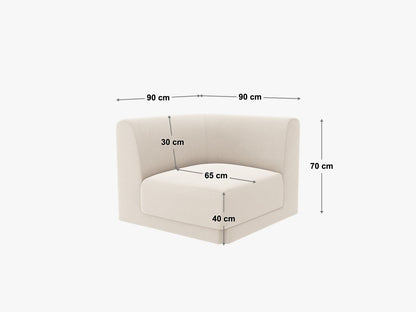 Miley Corner Modul, 90x90 cm