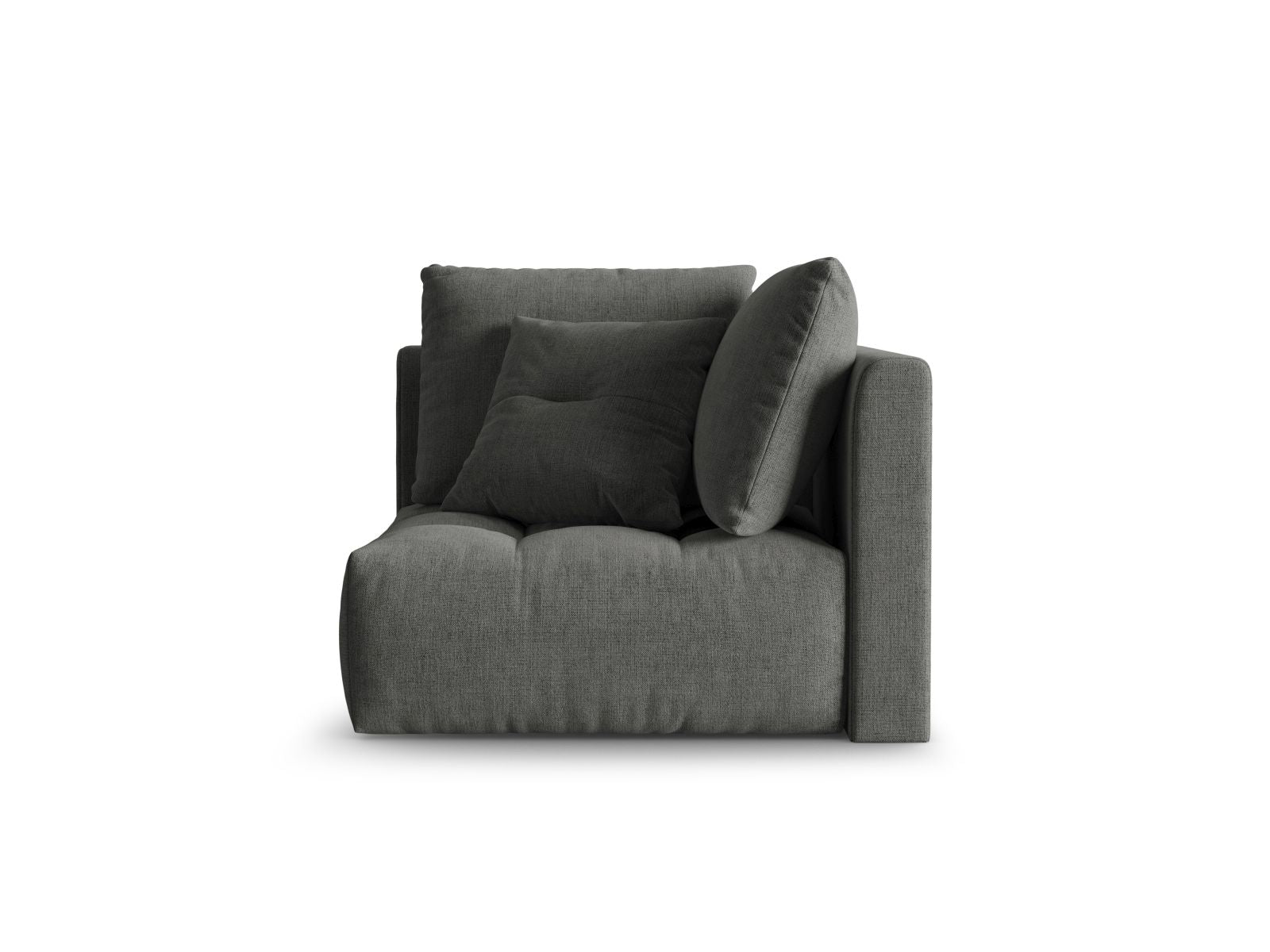 Bloom Corner Modul, 105x105 cm — Dark Grey