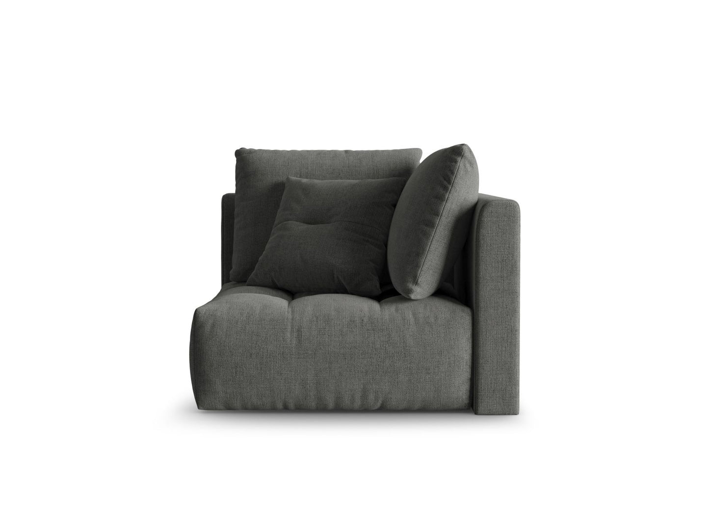 Bloom Corner Modul, 105x105 cm — Dark Grey
