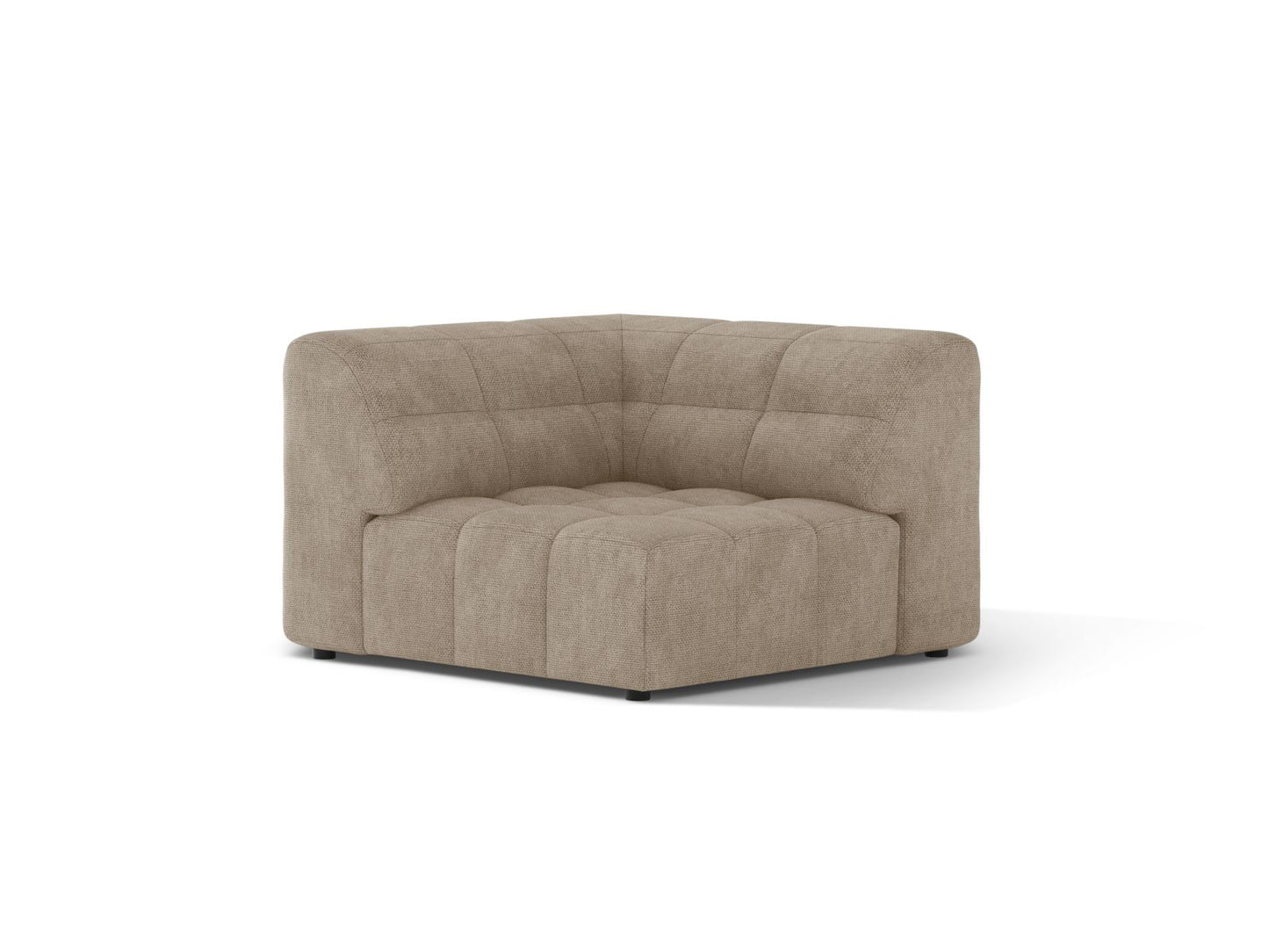 Jennifer Corner Modul, 99x99 cm — Dark Beige