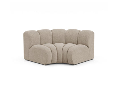 Lupine Modul Corner, 185x95 cm — Dark Beige